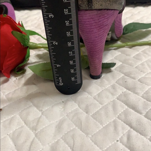 Marc Jacobs color block purple suede pointed toe Low Italy Pumps. Nice heel - Picture 7 of 8